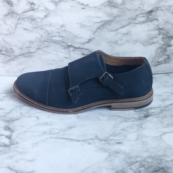 Steve Madden Other - Madden M-Graves Navy Oxford Buckle Shoe